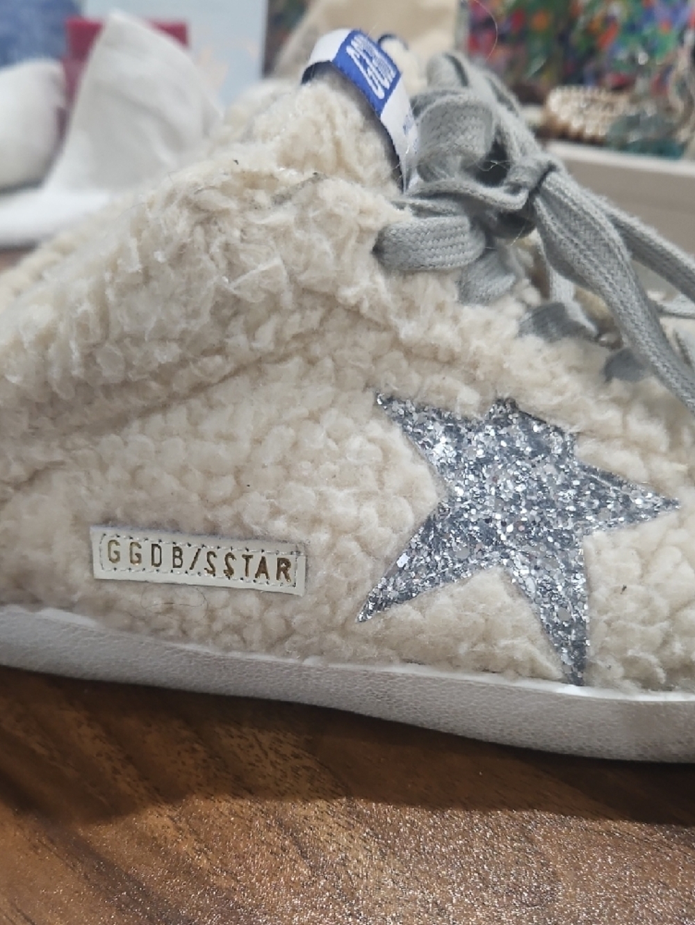 Golden Goose Superstar Sabot Shearling Sneakers size 8.5 - Picture 3 of 10